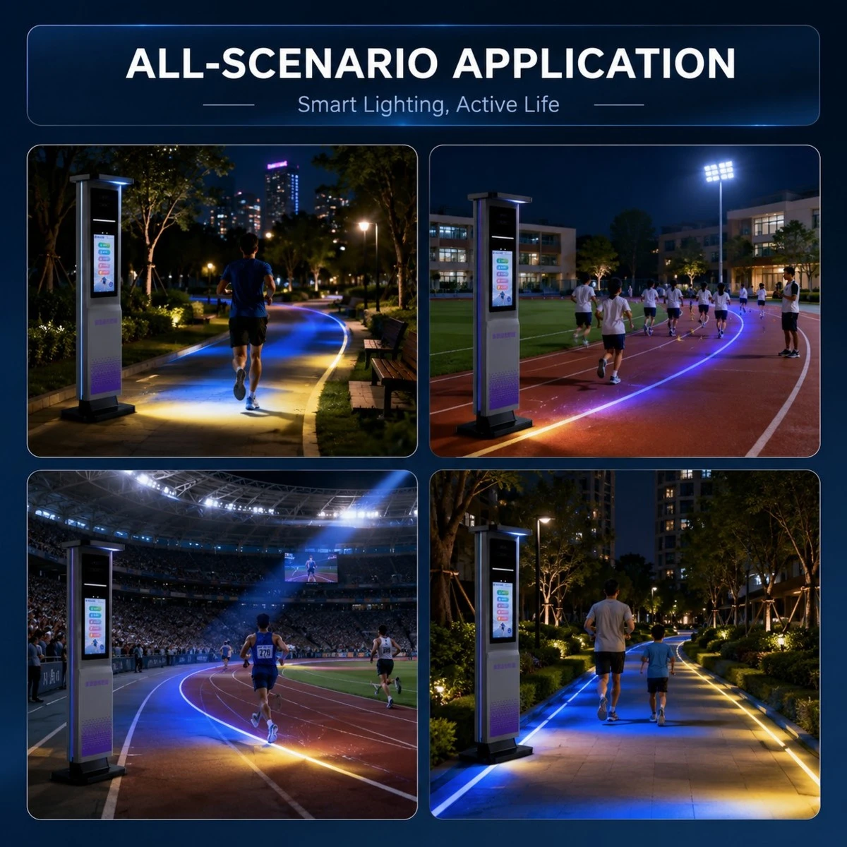 Yingmi Smart Running Light System 4 Application Scenarios Yingmi Smart Running Light System 4 Application Scenarios